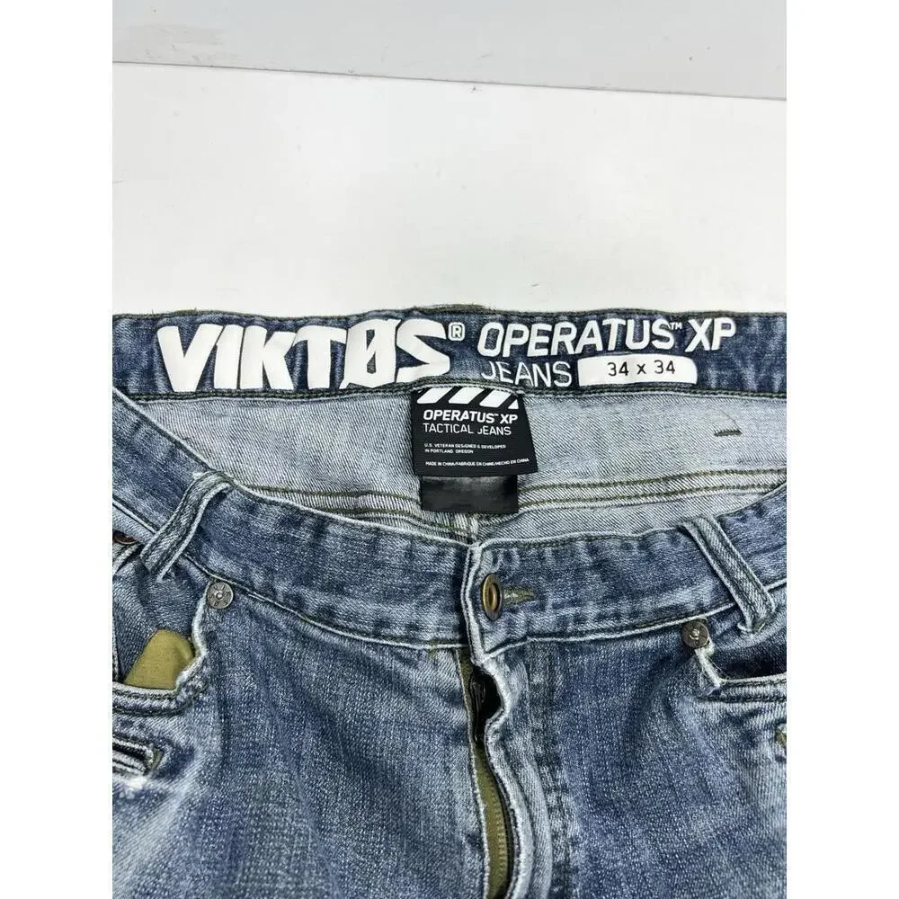 Viktos Jeans Men’s 34x34 Blue Operatus XP Tactical Denim Utility Workwear - Picture 7 of 9